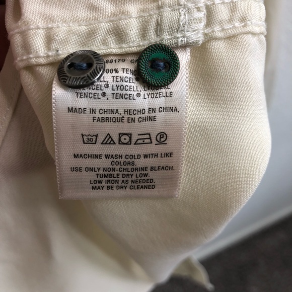 Anthro Tyla Holding Horses Chambray Cut Out Button - Picture 10 of 12